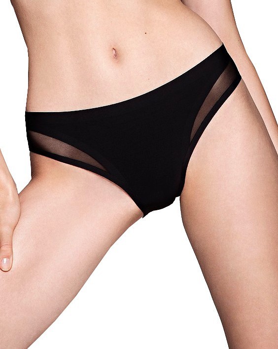 Čierne bezšvové nohavičky Lama Laser Cut 5017 Plus BI-02 2XL Veľkosť: 2XL, Barva: čierna