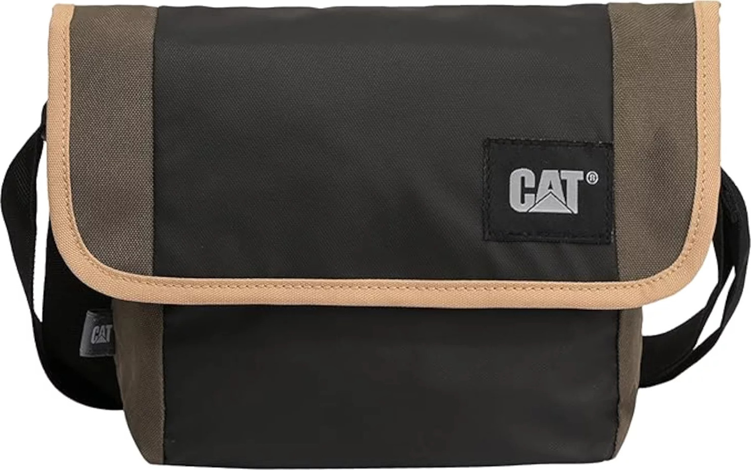 Čierna pánska taška cez rameno Caterpillar Detroit Courier Bag 83828-441 Veľkosť: ONE SIZE