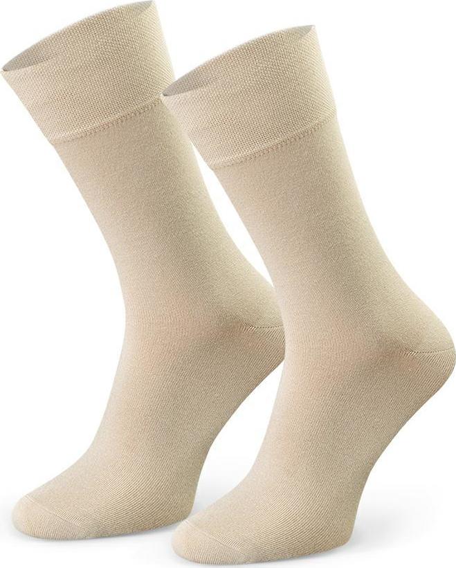 Béžové pánske bambusové ponožky Art. 086 O13, ECRU Veľkosť: 38/40