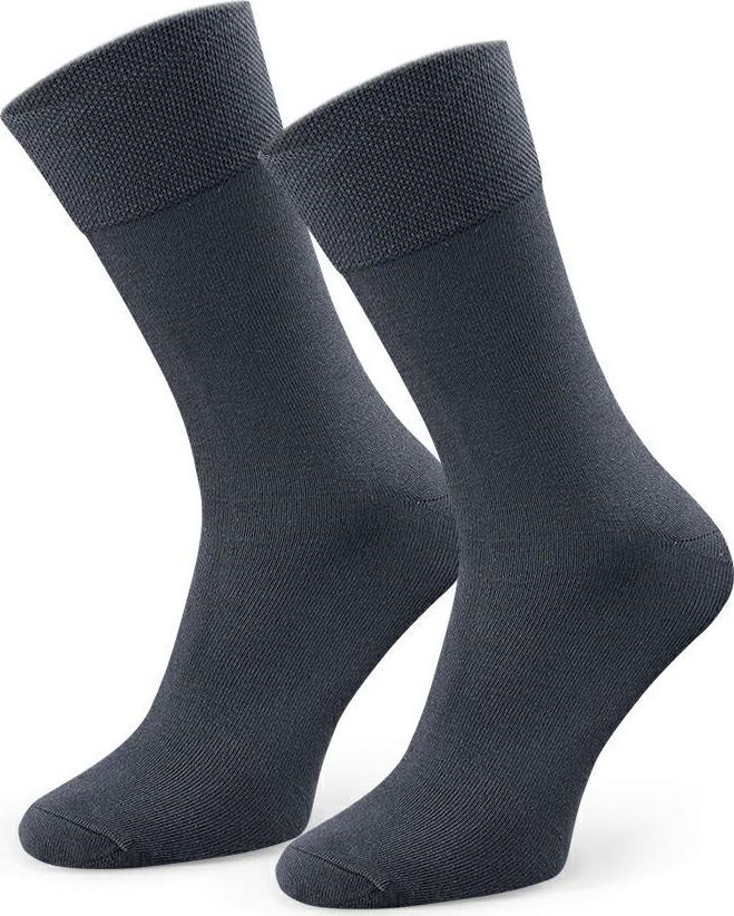 Grafitovo sivé pánske bambusové ponožky Art. 086 O16, GRAPHITE Veľkosť: 38/40