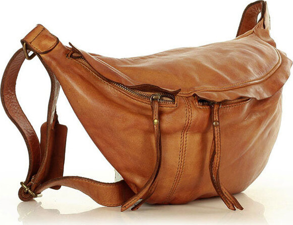 Marco Mazzini Hnedá dámska crossbody ľadvinka (v163d) Veľkosť: ONE SIZE