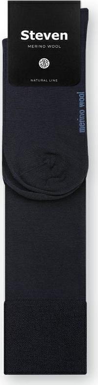 Tmavomodré unisex podkolienky z merino vlny Art.008 KC006, NAVY BLUE - SEAMLESS Veľkosť: 41/43