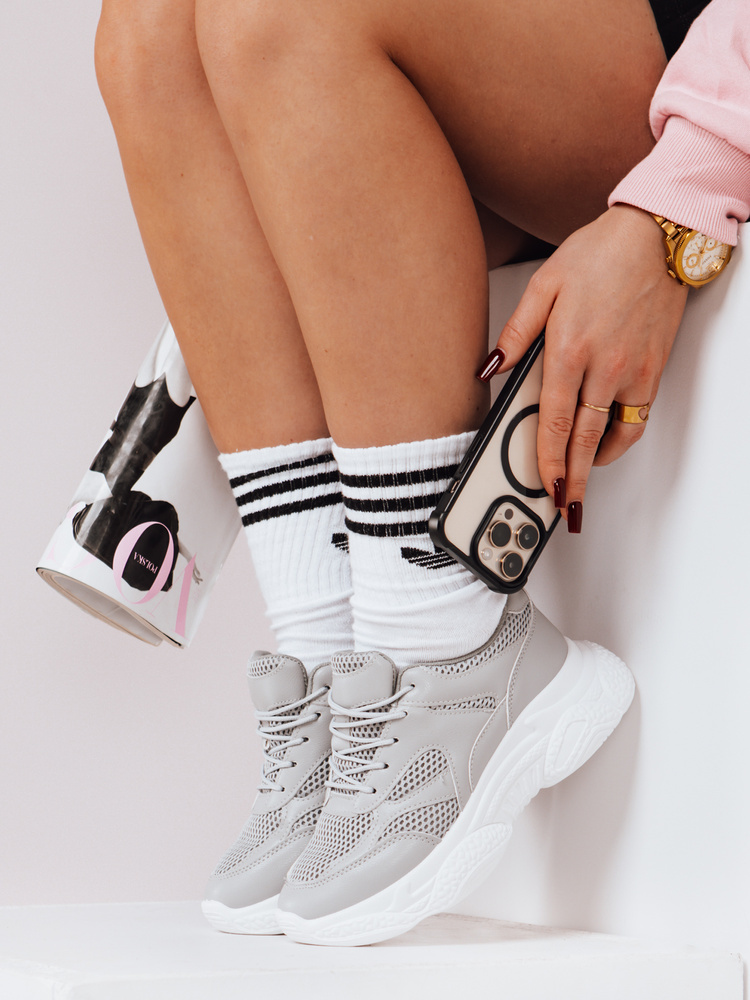 Sivé Sneakersy RISNA ZY0109 Veľkosť: 39