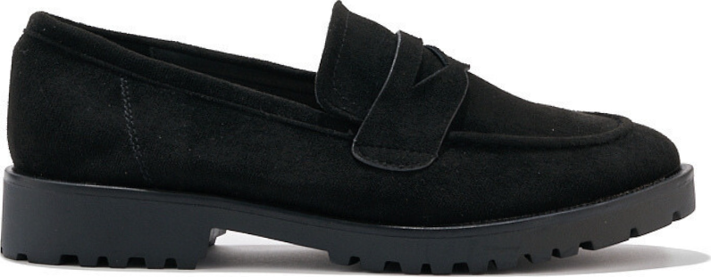 Čierne semišové dámske mokasíny GD-XR-381B-B Veľkosť: 36