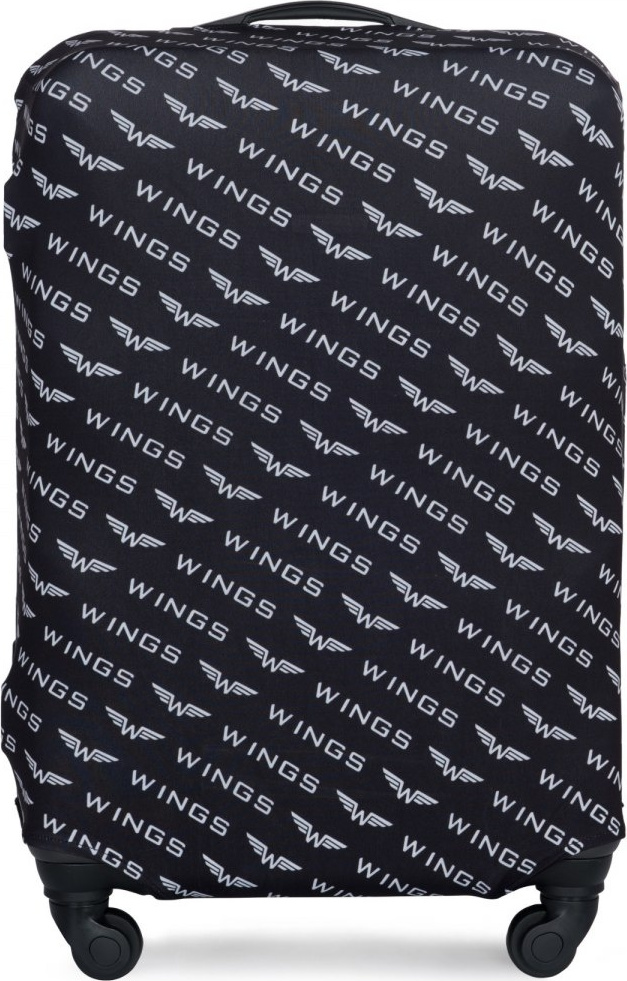 Wings Čierny obal na kufor s potlačou veľ. M Veľkosť: M