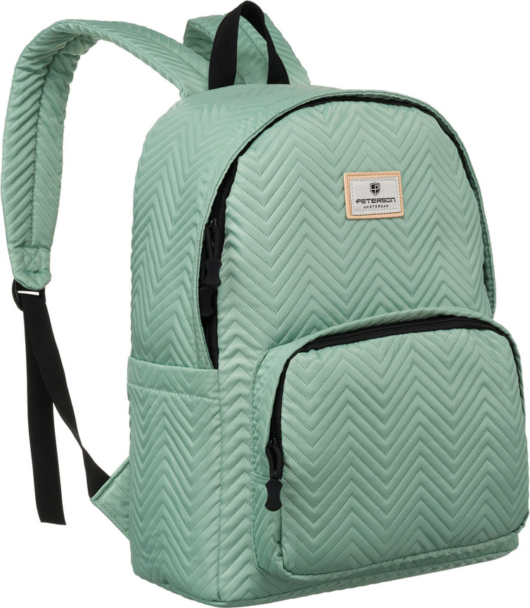Peterson mintový batoh s priestorom pre notebook PTN 77710 Veľkosť: ONE SIZE