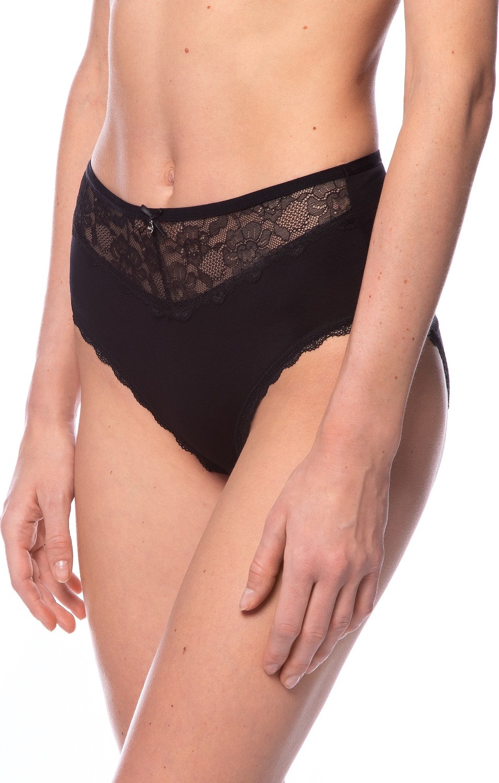 Čierno-béžový set 2 viskózových nohavičiek Lama Leia L-VIS1562 MD Viscose A'2 S-XL Veľkosť: 2XL, Barva: čierno-béžová