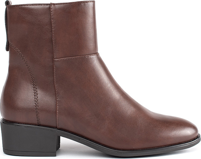 Kožené hnedé topánky nad členok Sergio Leone BT595BR Veľkosť: 37