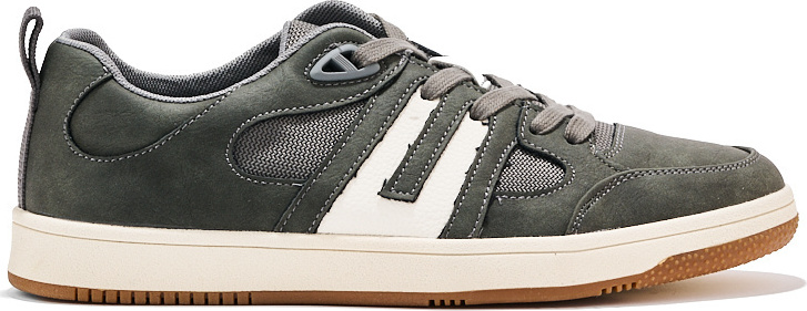 Sivé športové topánky z eko kože V20131-71G-M Veľkosť: 42