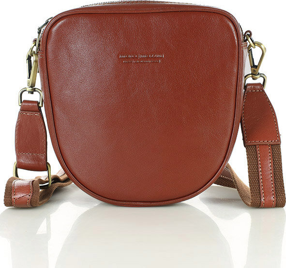 MARCO MAZZINI Hnedá menšia crossbody v tvare podkovy (L230f) Veľkosť: ONE SIZE