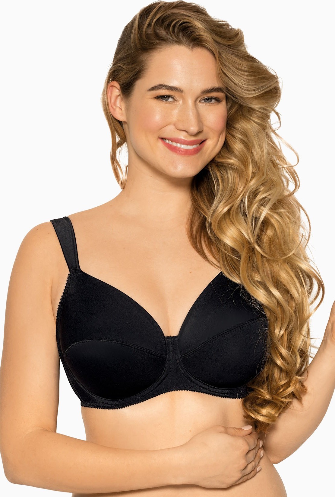 Hladká podprsenka Gaia Maddalena BS0075 B2 Veľkosť: 75B, Barva: čierna