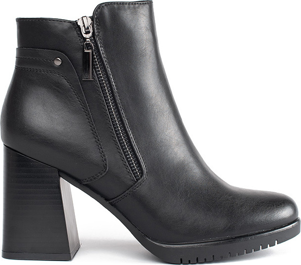 Čierne dámske členkové topánky na stĺpiku Sergio Leone BT323B Veľkosť: 40