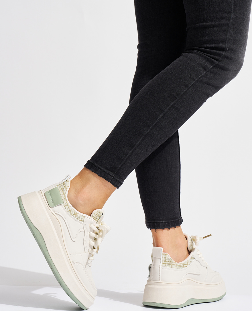 Dámske čierne sneakersy na hrubej podrážke VL233BE/GR Veľkosť: 36