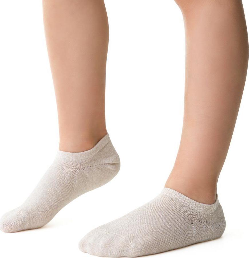 Zlaté bambusové nízke ponožky pre dievčatá Art.152 JZ040, GOLD Veľkosť: 23/25