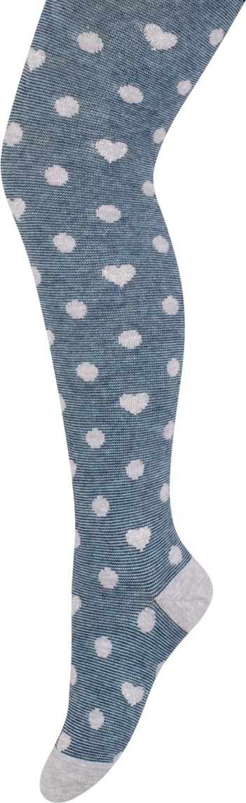 Sivé dievčenské pančuchy so srdiečkami Art. 071 FO218, GREY Veľkosť: 92/98