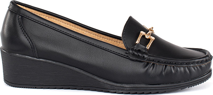 Čierne dámske mokasíny s prackou Z12-XX7919-03B Veľkosť: 36