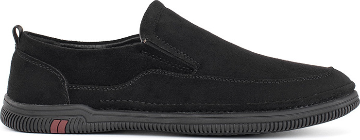 Čierne pánske semišové poltopánky Z5225-2B-M Veľkosť: 41