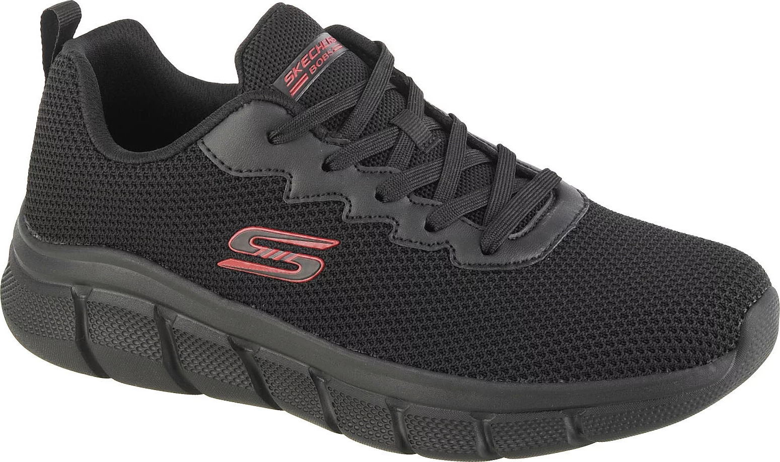 Čierne ľahké tenisky Skechers Bobs B Flex - Chill Edge 118106-BBK Veľkosť: 42,5