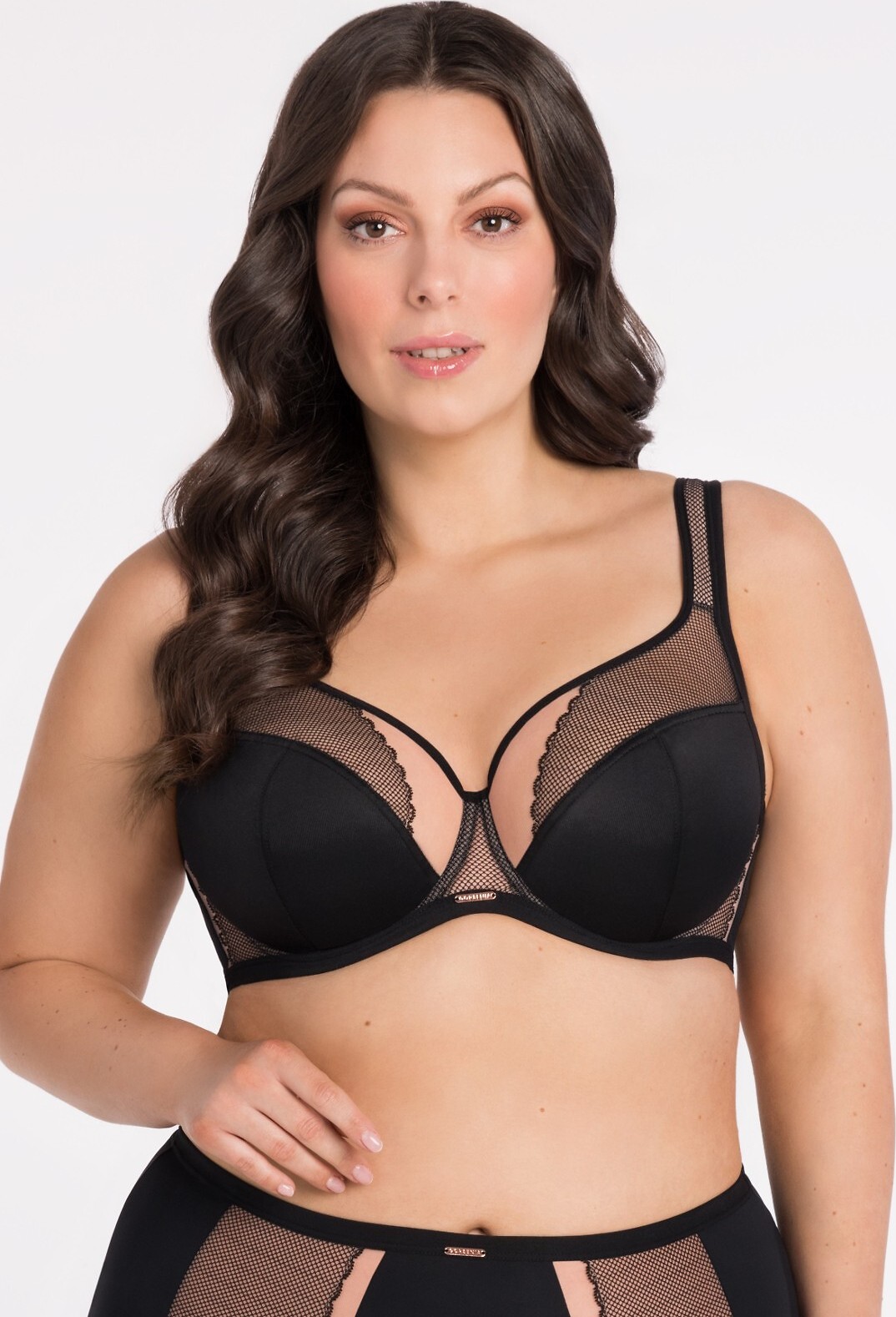 Čierna podprsenka Gorsenia Luisse K 441/1 Luisse Veľkosť: 90E