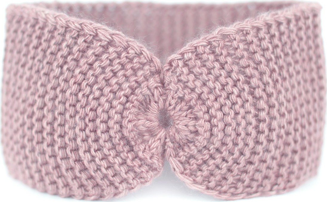 Pletená dámska čelenka Paula Art Of Polo 20820 Paula Veľkosť: ONE SIZE, Barva: ružová