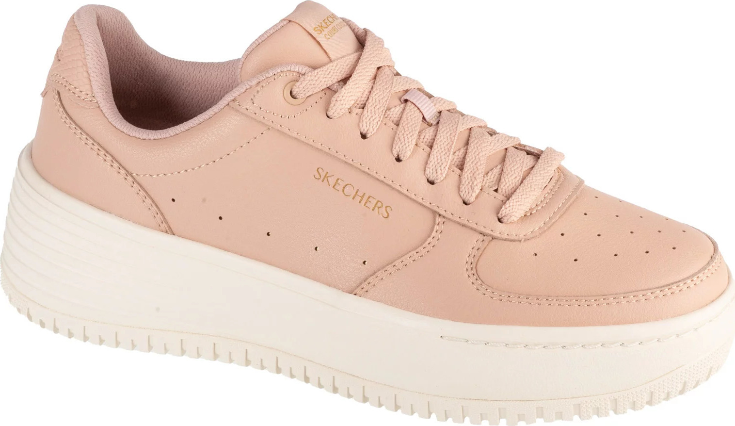 Púdrové dámske tenisky Skechers Grand 92 - Be Lifted 185110-NUDE Veľkosť: 37