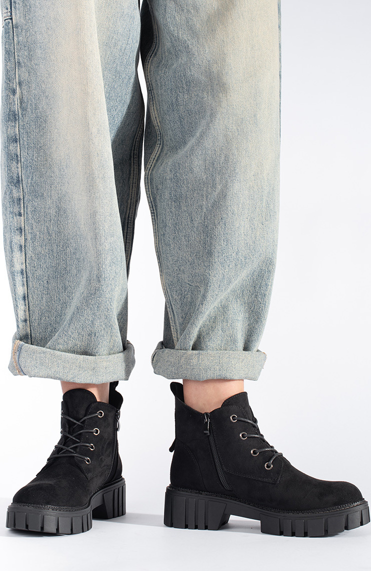 Členkové nízke semišové topánky na šnurovanie Sergio Leone TR766B/MIC Veľkosť: 37