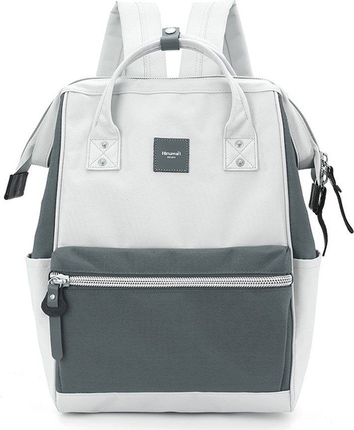 Sivý priestranný batoh na notebook Himawari s USB portom 1881-42 Veľkosť: ONE SIZE