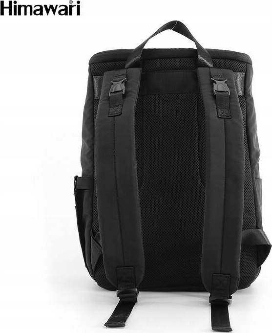 Čierny multifunkčný batoh na kočík Himawari s priehradkou na notebook 1223-01 Veľkosť: ONE SIZE