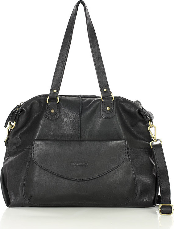 MARCO MAZZINI Čierna dámska shopper kabelka (vs106a) Veľkosť: ONE SIZE