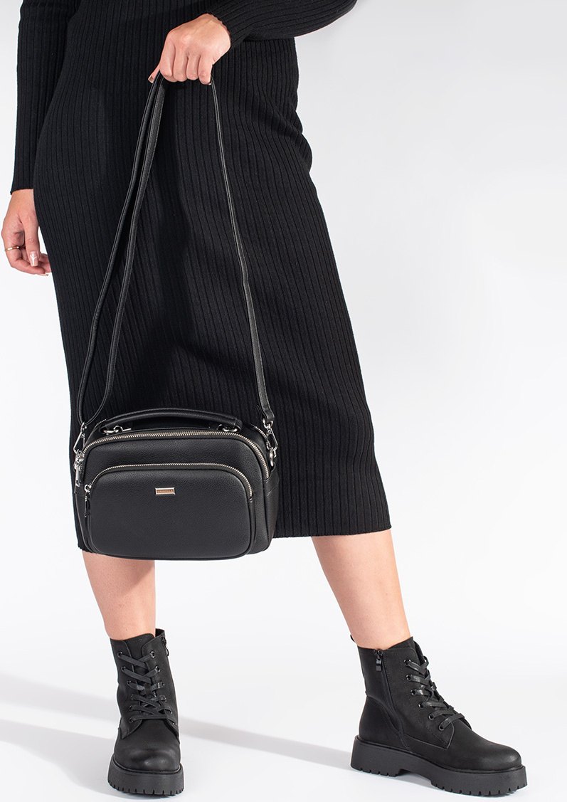 Čierne dámske traperky na platforme Sergio Leone TR759B/NU Veľkosť: 36