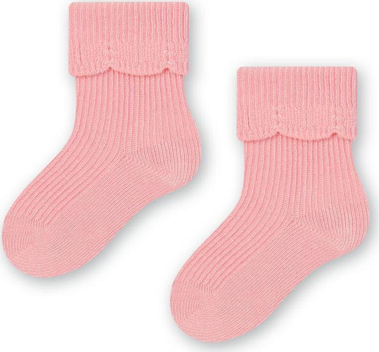 Koralové dievčenské bambusové ponožky Art.145 WM007, CORAL Veľkosť: 17/19