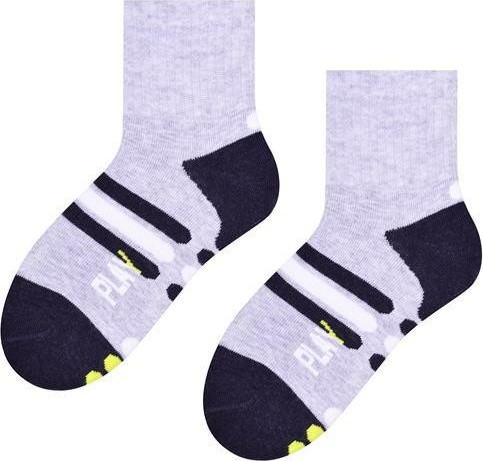 Sivo-modré chlapčenské ponožky Art. 014 CF273, GREY Veľkosť: 29/31