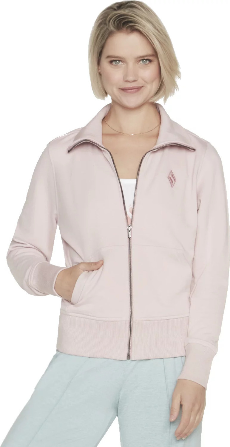 Dámska mikina Skechers Diamond Jacket W3JA262-LPK Veľkosť: S