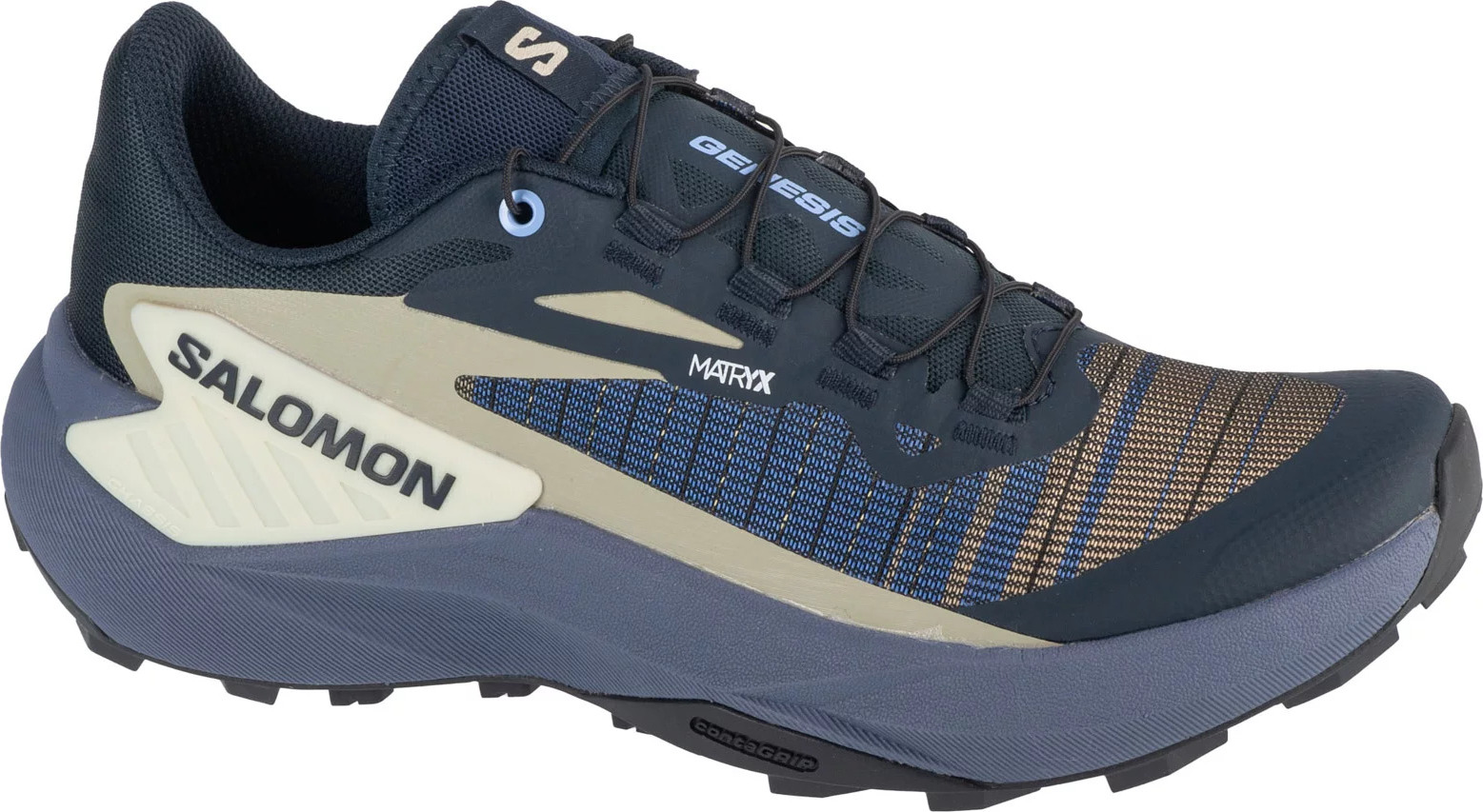 Tmavomodré dámske bežecké topánky Salomon Genesis 474432 Veľkosť: 38