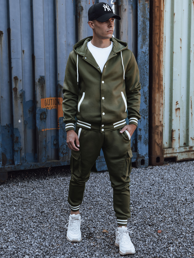 Pánska khaki tepláková súprava AX0788 Veľkosť: 2XL