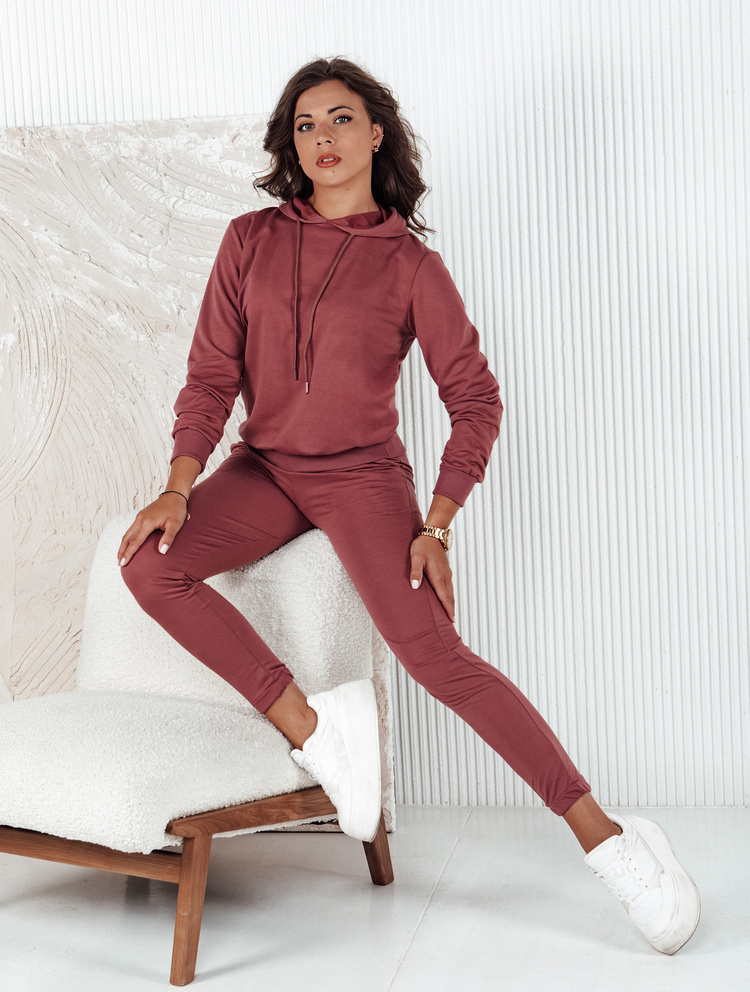 Vínová dámska tepláková súprava AY1090 Veľkosť: S