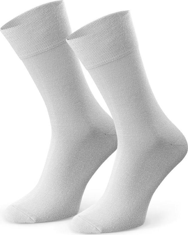 Svetlosivé pánske bambusové ponožky Art. 086 O19, LIGHT GREY Veľkosť: 41/43