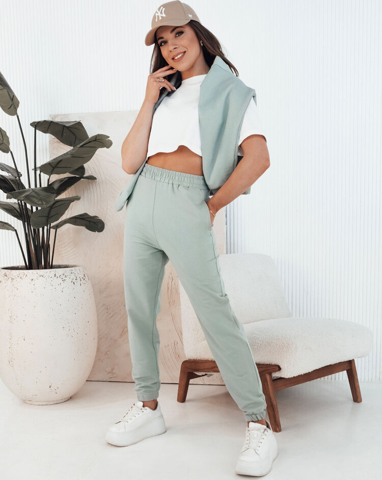 Svetlozelené dámske tepláky SWAN UY2084 Veľkosť: L