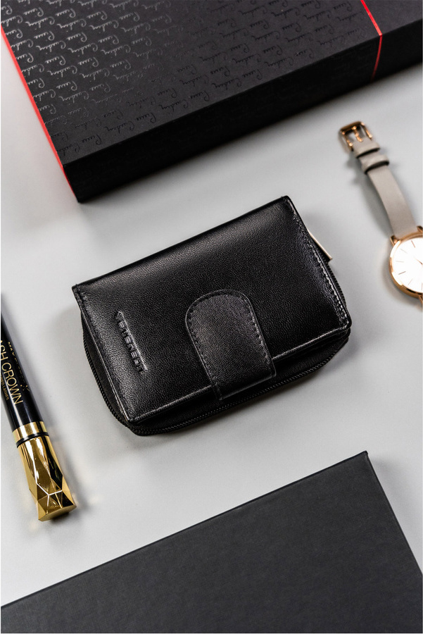 Peterson čierna klasická malá peňaženka Y800 PTN RD-41-GCL Veľkosť: ONE SIZE