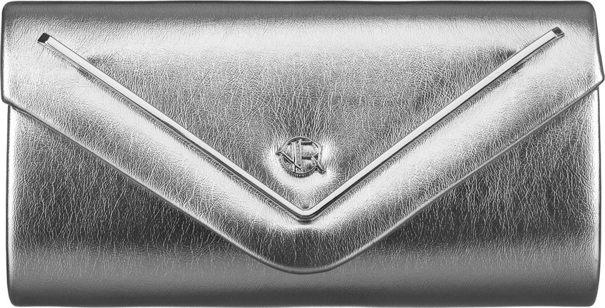 Rovicky strieborná dámska listová kabelka z ekologickej kože R-XS015 Veľkosť: ONE SIZE
