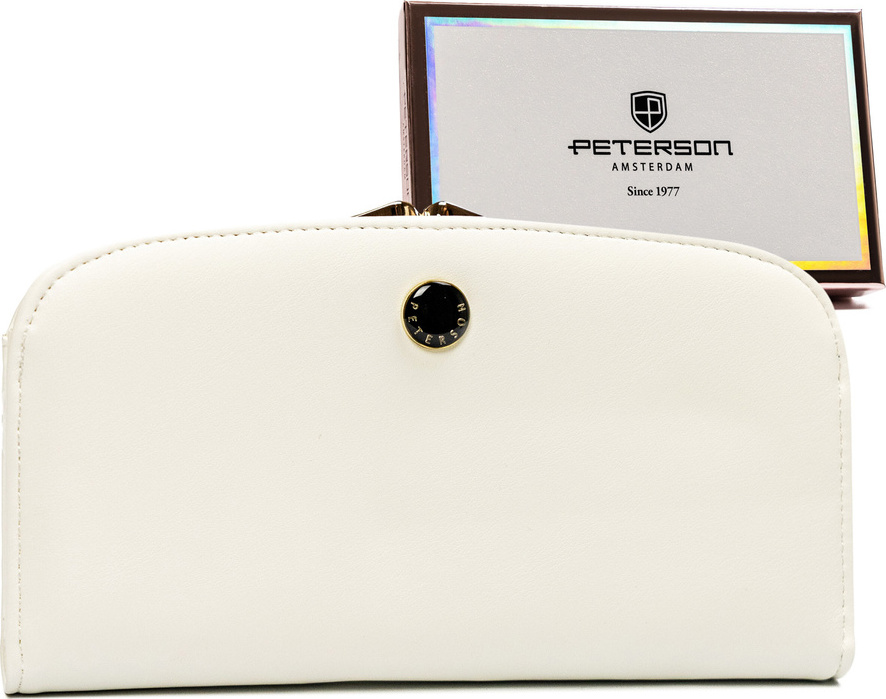 Peterson biela elegantná dámska peňaženka Y693 PTN 1841-F8 Veľkosť: ONE SIZE
