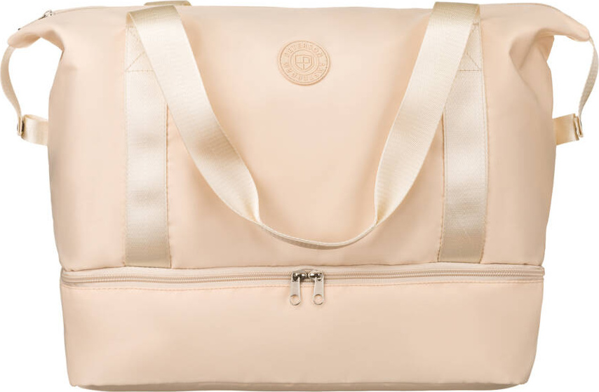 Peterson béžová cestovná taška z odolného polyesteru PTN 23033 Veľkosť: ONE SIZE