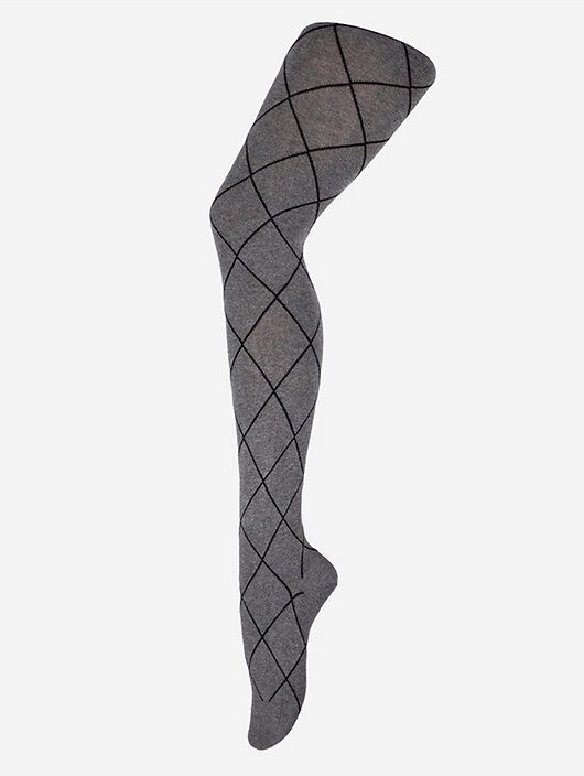 Sivé dámske pančuchy so vzorom Gatta X88.01N 688 Wzór Damskie Veľkosť: 164/170, Barva: tmavohnedá