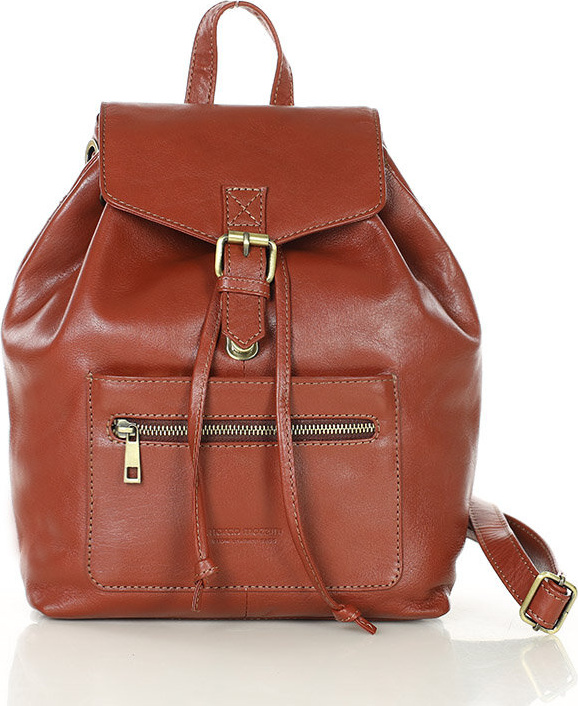 MARCO MAZZINI Hnedý batoh s vreckom (vs110b) Veľkosť: ONE SIZE