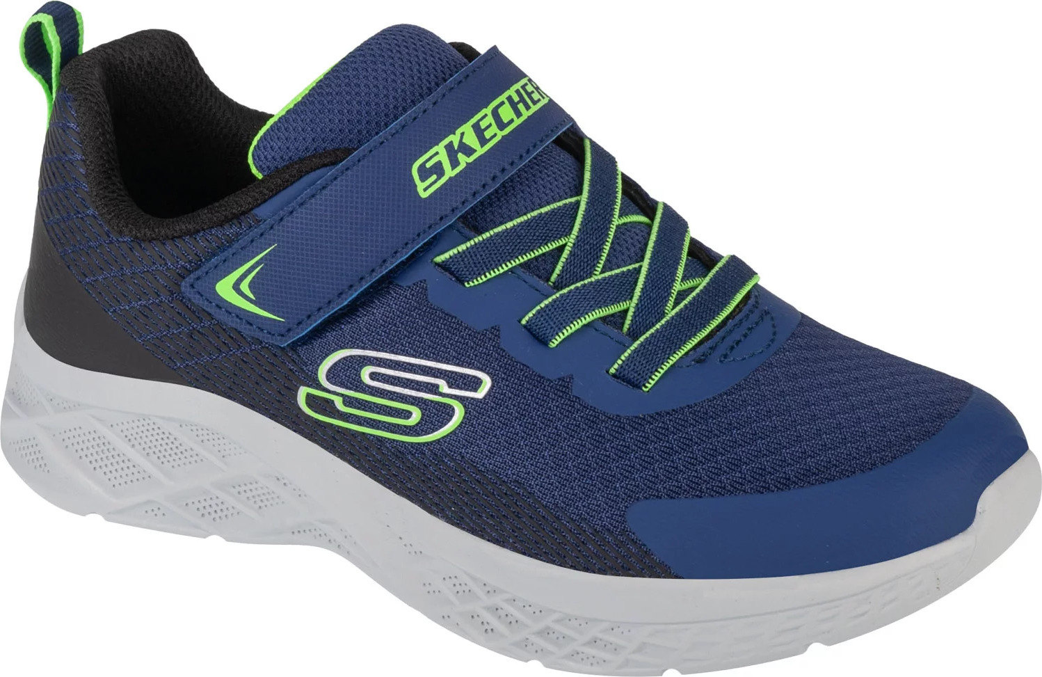 Tmavomodré chlapčenské tenisky Skechers Microspec II - Zovrix 403924L-NBLM Veľkosť: 31