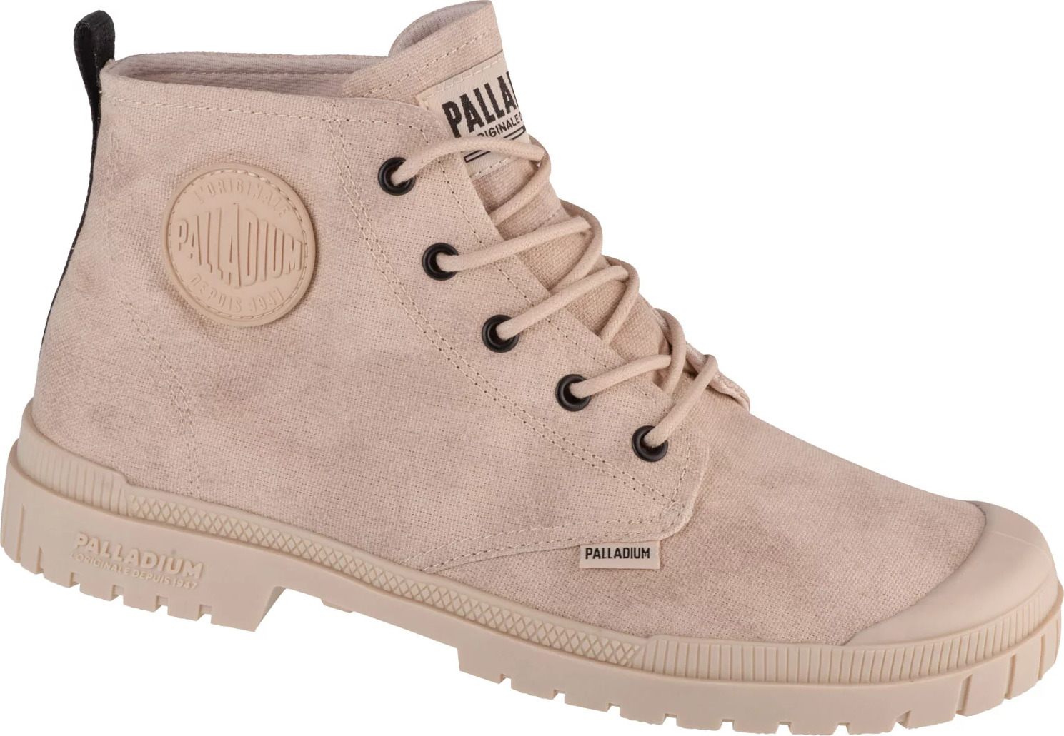 Béžové dámske členkové topánky Palladium Pampa SP20 Hi Wax 74388-210-M Veľkosť: 38