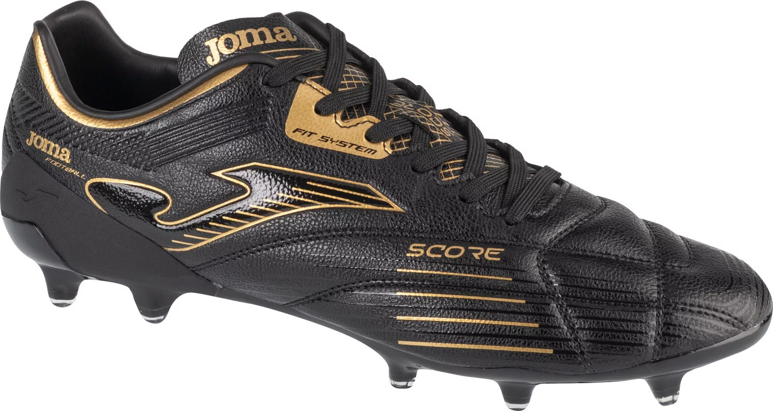 Čierne pánske kopačky Joma Score 2401 FG SCOW2401FG Veľkosť: 41