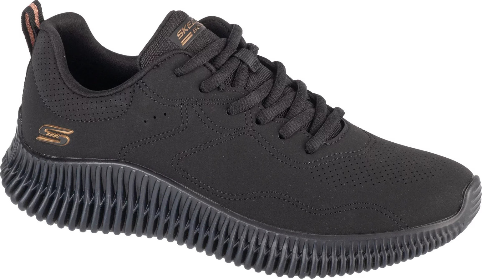 Čierne dámske tenisky Skechers Bobs Geo - How Marvelous 117422-BBK Veľkosť: 36