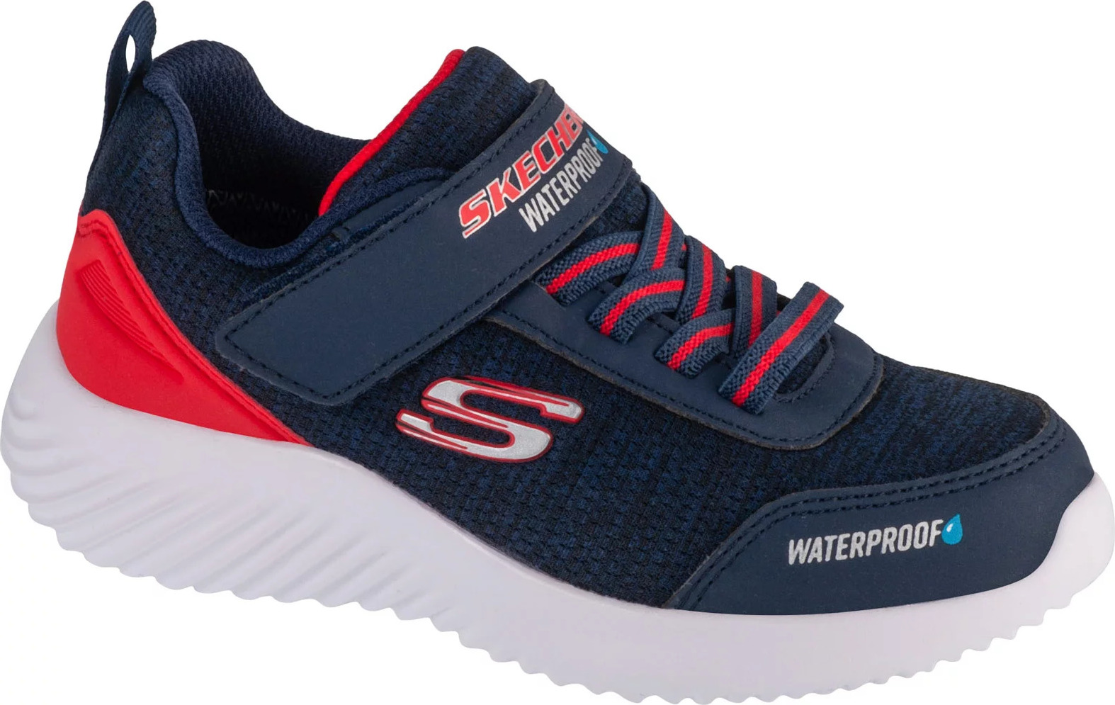 Tmavomodré chlapčenské tenisky Skechers Bounder-Dripper Drop 403739L-NVRD Veľkosť: 28