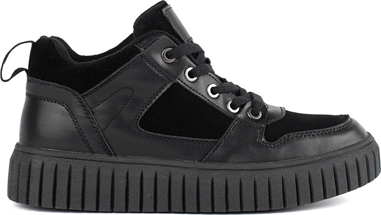 Čierne členkové dámske tenisky GD-XF-156B Veľkosť: 36